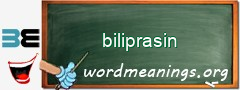 WordMeaning blackboard for biliprasin